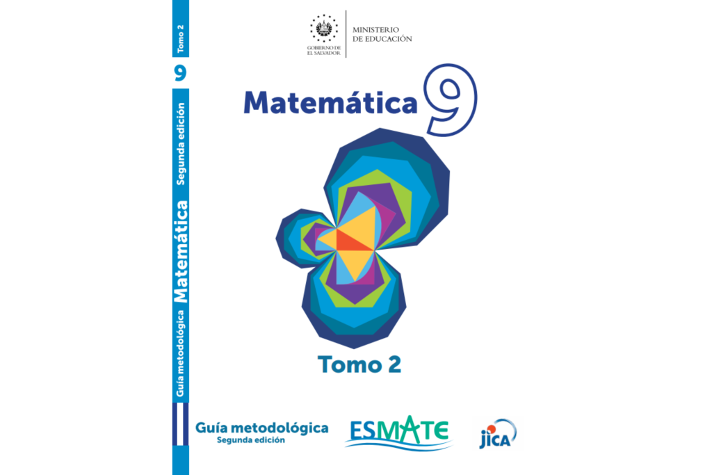 Portada de la guía metodológica de Matemáticas noveno grado tomo 2