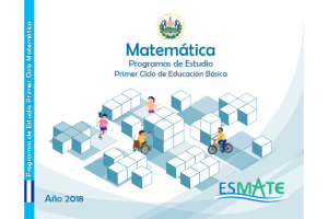 Programa de Estudio Ciclo 1 ESMATE