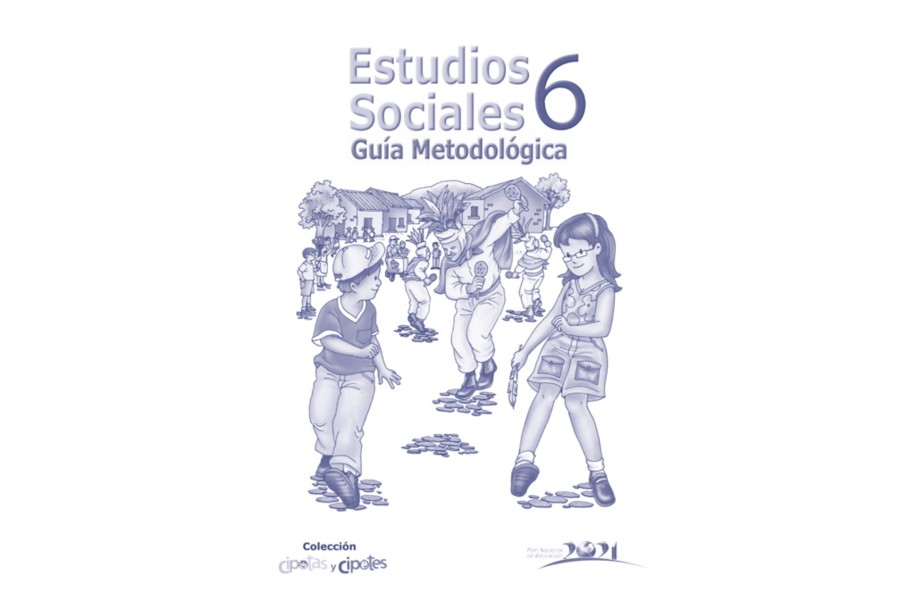 Portada del libro histórico de Estudios Sociales de sexto grado